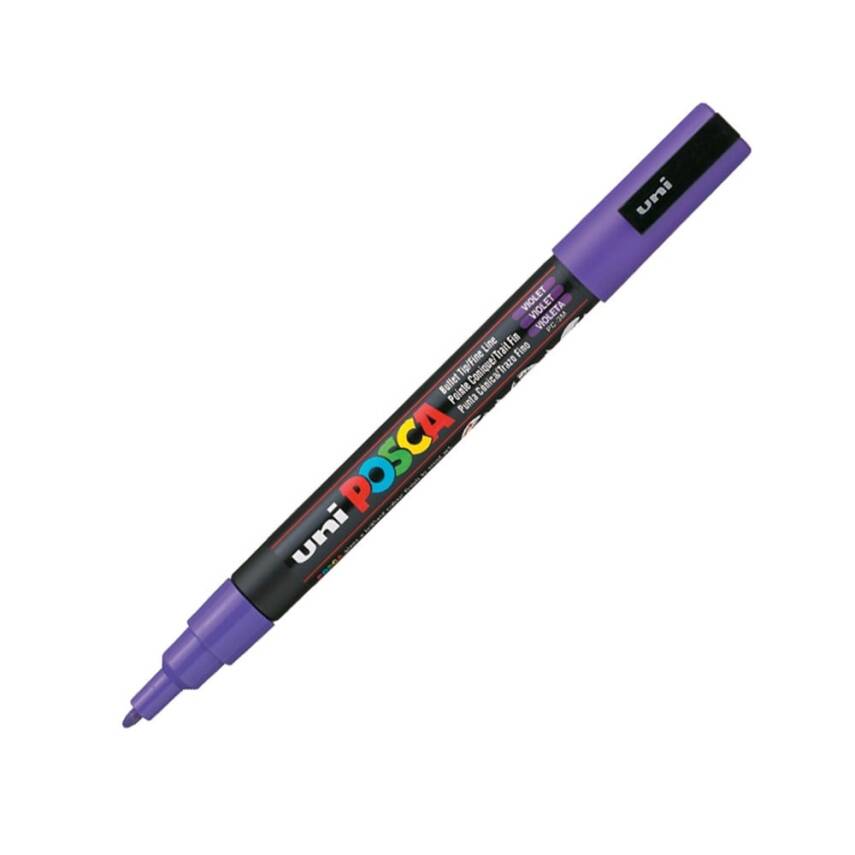 MARCADORES POSCA PTA. FINA LILA