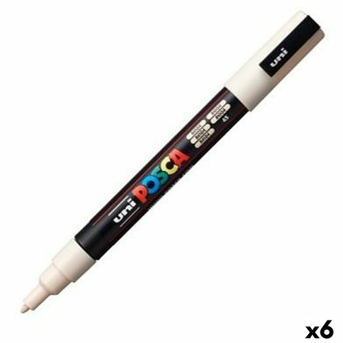 POSCA MARCADORES PUNTA FINA CREMA