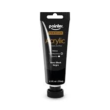 POINTER Pintura Acrilica 75 Ml Negro