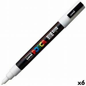 MARCADORES POSCA PTA. FINA BLANCA