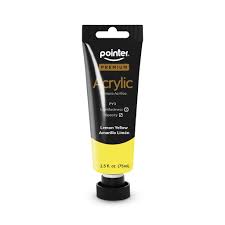 POINTER Pintura Acrilica 75ml Amarillo Limon
