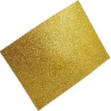 FOAMY ARTESCO GLITTER (8.5 X 11) ORO