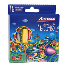 CRAYONES DE CERA PEQ. 16/1 Artesco)