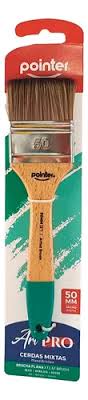 BROCHA PLANA 50MM CERDA BARNIZ POINTER