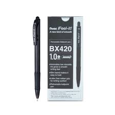 PENTEL Boligrafo Neg Feel It Retrac.
