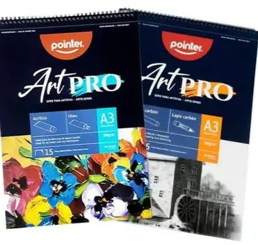 POINTER Libreta Dibujo Artpro 9x12  Ptr 15h Bca 8910