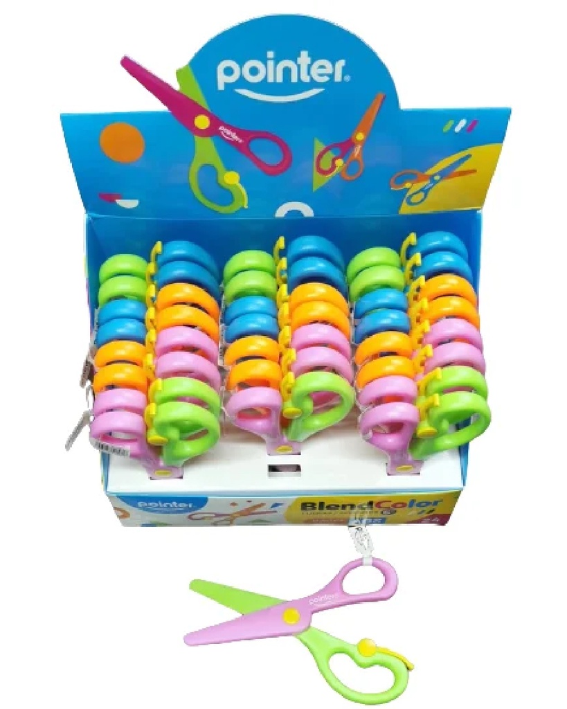 TIJERA 5 PLAST SURTIDA POINTER