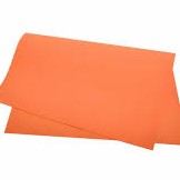 FOAMY LISO COLOR NARANJA 50 X 70