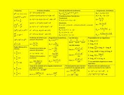TABLA MATEMATICA