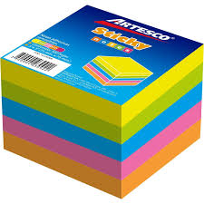 ARTESCO NOTAS ADHESIVAS REMOVIBLES NEON 2X2 250HOJAS