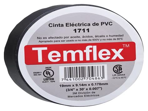 3M Tape Temflex 1711 Negro