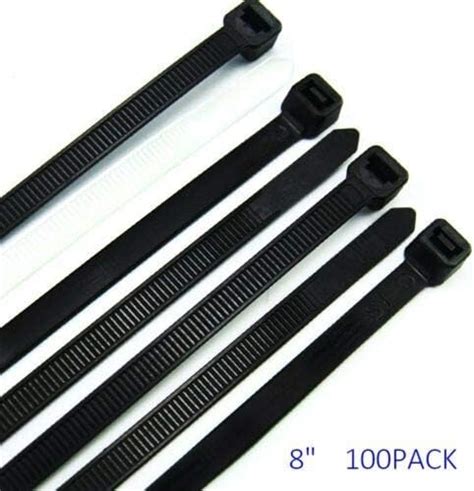 Paquete de cable Tie Negro 100/1