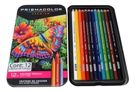 JUEGO LAPICES COLORES PRISMA COLOR 12/1 ESTUCHE METAL