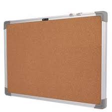 PIZARRA CORCHO 24X36 BORDE METAL DELI