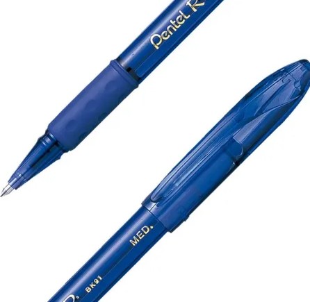 PENTEL Boligrafo Azul R.S.V.P C/Tap UNIDAD