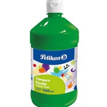 PELIKAN TEMPERA EN BOTELLA 500 ML VERDE