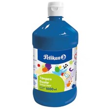 PELIKAN TEMPERA EN BOTELLA 1000 ML AZUL