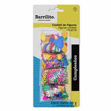 BARRILITO CONFETI FIGURAS DE BABY SHOWER