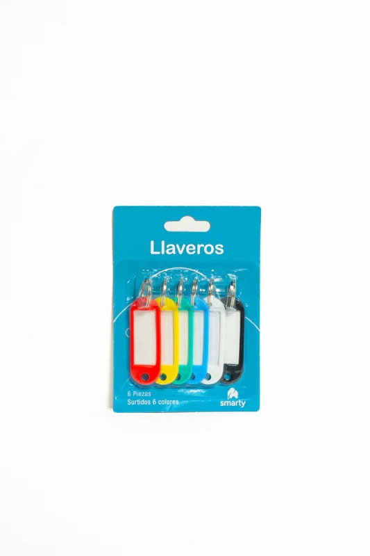 SMARTY LLAVEROS SURTIDOS 6 PIEZAS