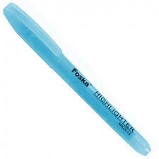 Resaltador NUSTAR Azul 12/1 UNIDAD