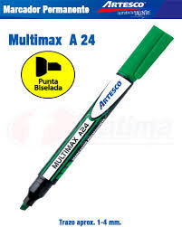 MARCADOR PERMANENTE MULTIMAX ARTESCO VERDE