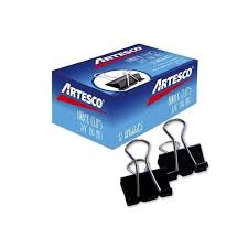 ARTESCO BINDER CLIPS 3/4 12/1 (19MM) BILLETERO