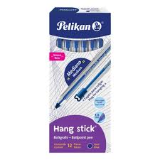 Boligrafos Hang Stick PELIKAN Azul Punta Mediana