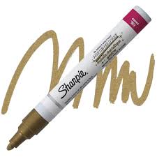 SHARPIE PAINT MARKER OIL SHARPIE MEDIUM GOLD