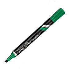 DELI MARCADOR PERMANENTE VERDE THINK 1.5MM