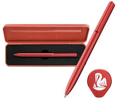 PELIKAN BOLIGRAFO INEO ROJO FIERY CAJA METALICA
