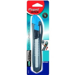 MAPED CUCHILLA MANGO PLASTICO UNIVERSAL 18 MM