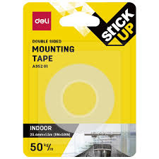 Deli Mounting Tape 1mmx25.4mmx1.5M