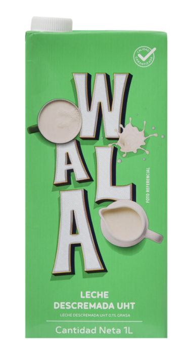 Leche Descremada 1L