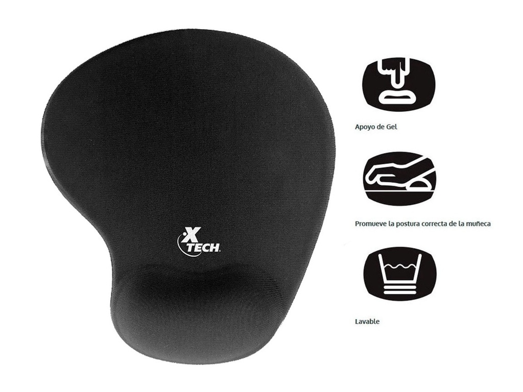 XTECH MOUSE PAD GEL ERGONOMICO XTA526