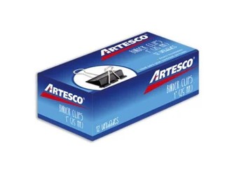 ARTESCO BINDER CLIPS 1" 12/1 (25MM) (copia)