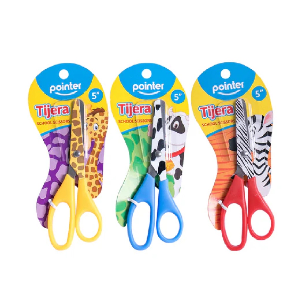 TIJERAS 5 POINTER PRINT ANIMALES