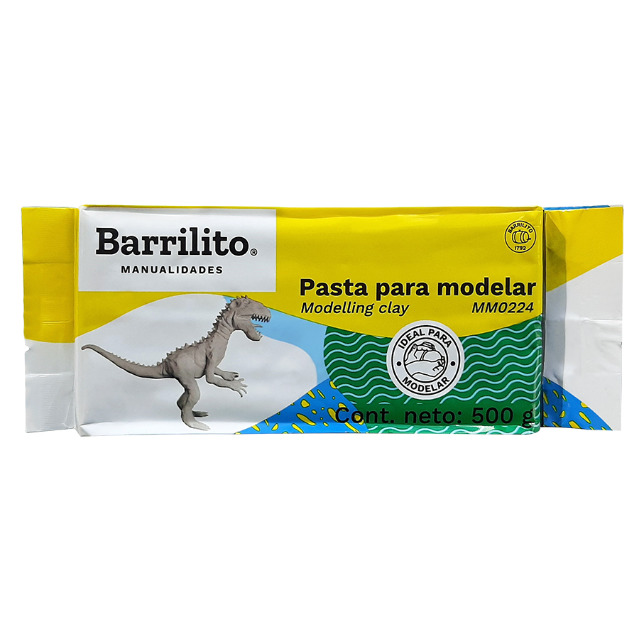 BARRILITO PASTA PARA MOLDEAR COLOR BLANCO MM0224