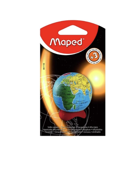 Maped - Zacapuntas en Forma de Globo Terráqueo