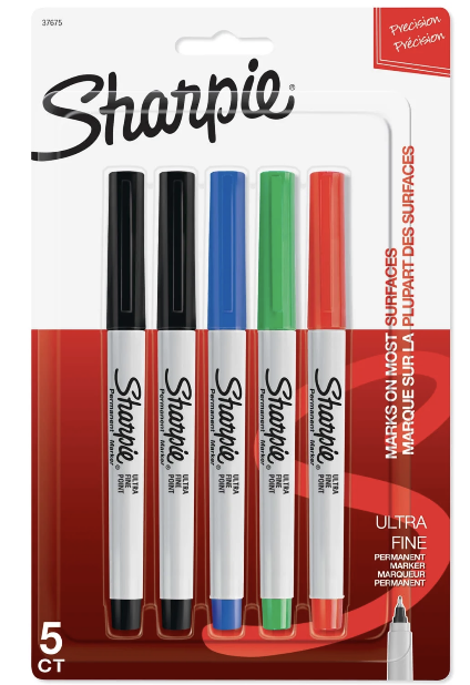 Sharpie - Juego de felpa permanente  / 4 en 1 (copia)