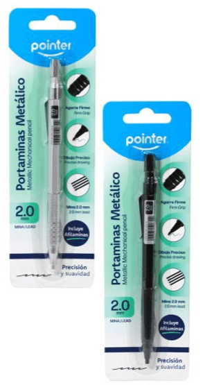 PORTAMINAS 2.0 METALICO POINTER