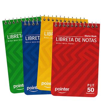 LIBRETA DE APUNTE DE BOLSILLO (9X14)cms STOCK SURTIDO