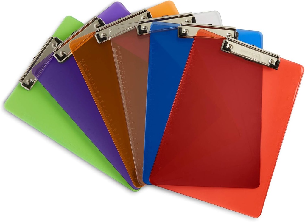 TALBOT PORTAPAPELES/ CLIPBOARD PLASTICAS COLORES SURTIDOS