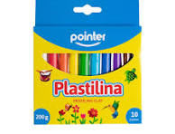 POINTER MASILLA/PLASTILINA 10 COLORES 200gramos