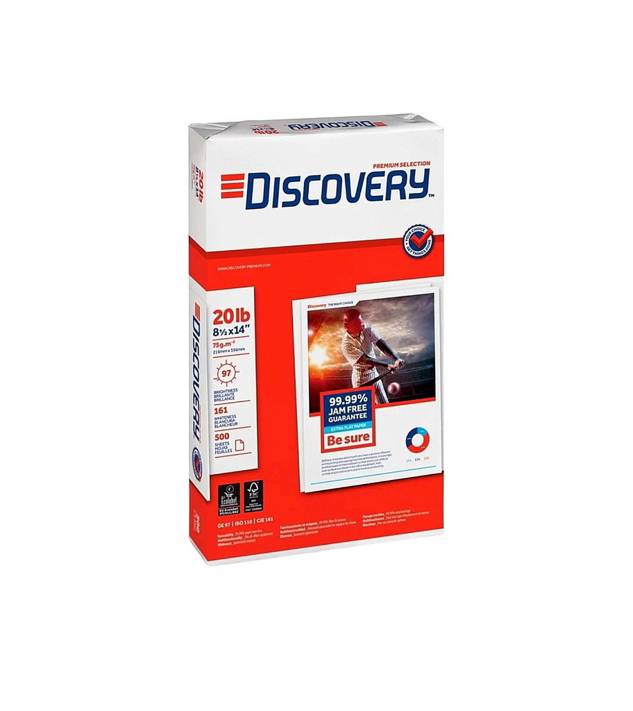 Resma Papel Bond 8.5 x 14 Discovery