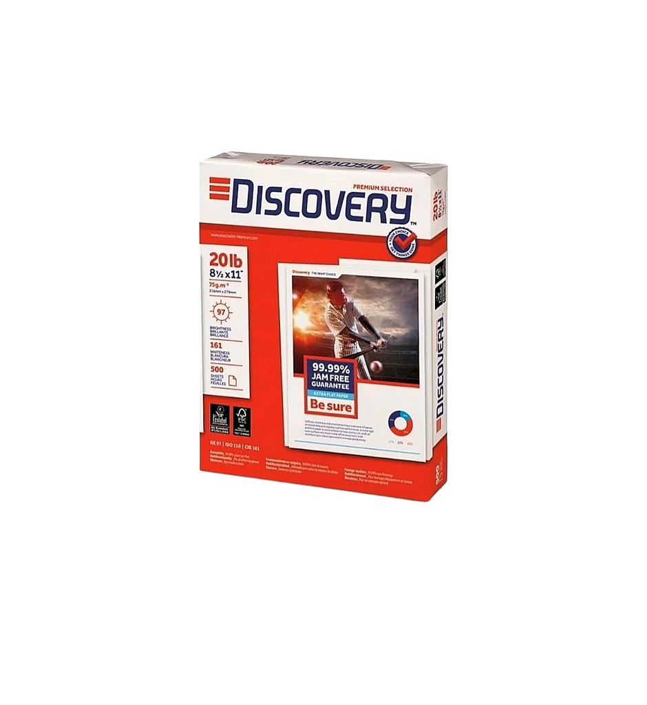 Resma Papel Bond 8.5 x 11 Discovery