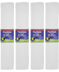 FACELA PAPEL CREPE BLANCO