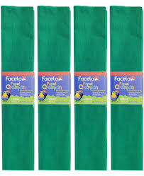 FACELA PAPEL CREPE VERDE