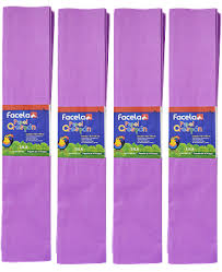 FACELA PAPEL CREPE LILA