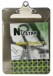 NUSTAR TABLA PLASTICA 9X12" AHUMADA