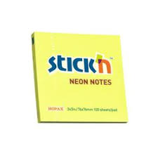 STICK´ NOTAS ADHESIVAS 3X3 AMARILLO